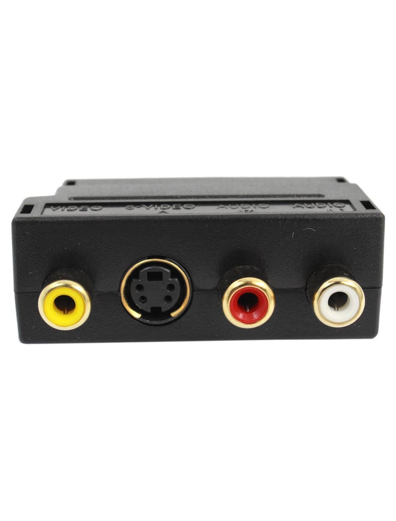 Haokiang Scart 20 Pin Male to 3 RCA AV Female + S Video Converter Adapter - Image 3